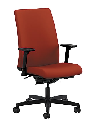 HON® Ignition® Mid-Back Chair, Poppy/Black