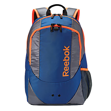 Reebok Backpack For Laptop, Kell, Blue/Orange