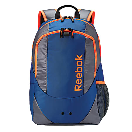 Reebok Backpack For Laptop Kell BlueOrange Office Depot