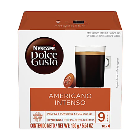  NESCAFÃƒâ€° Dolce Gusto Coffee Capsules, Grande Intenso, 48  Single Serve Pods, (Makes 48 Cups) 16 Count (Pack of 3) : Grocery & Gourmet  Food