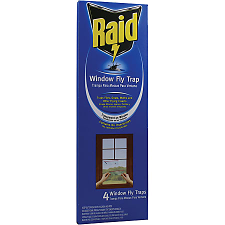 Raid® Window Fly Traps, Pack Of 4 Traps