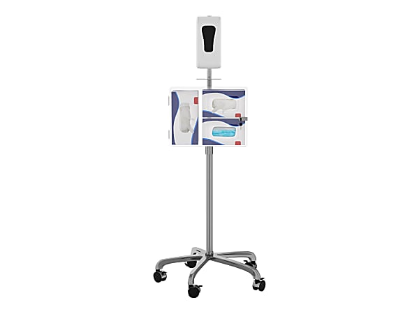 CTA Heavy-Duty Mobile Sanitizing Station with Automatic Soap