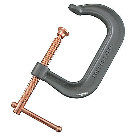 Drop Forged C-Clamp, 2-1/4 in Throat Depth, 2