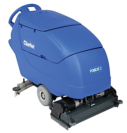Clarke® Focus II 28" Cylindrical Walk Behind Auto Scrubber With Onboard Chemical Mixing System
