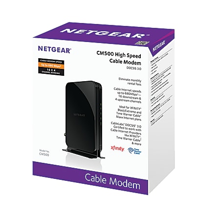 Netgear CM500 High Speed Cable Modem - Office Depot