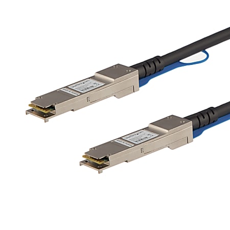 StarTech.com Cisco QSFP-H40G-CU1M Compatible QSFP+ Direct-Attach Twinax Cable, 3.3'