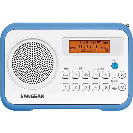 Sangean PR-D18 Desktop Clock Radio - 1 W RMS - Mono