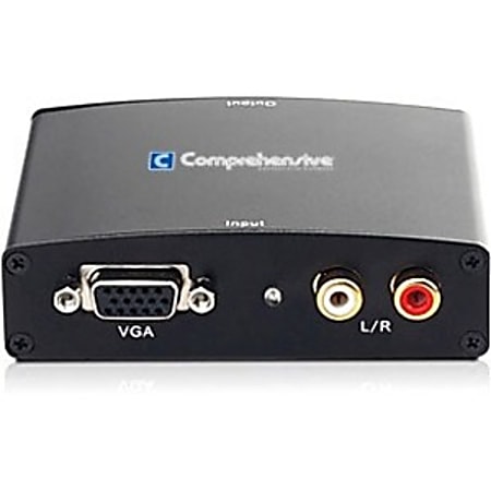 Comprehensive VGA to HDMI Converter with Audio - Functions: Signal Conversion - VGA - Audio Line In - External