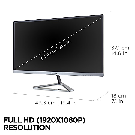ViewSonic&reg; VX2276-SMHD 22" LED Monitor