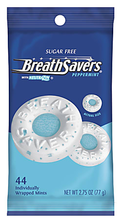 Breath Savers® Peppermint, 2.75 Oz Bag
