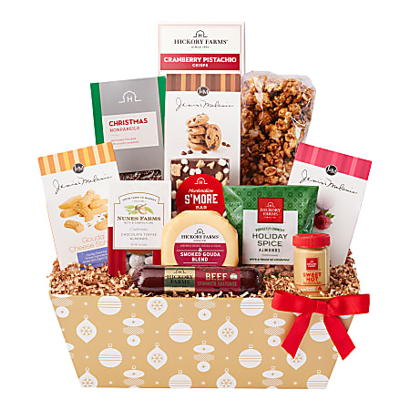 Hickory Farms - Holiday Cheer Gourmet Gift Basket - 12 items