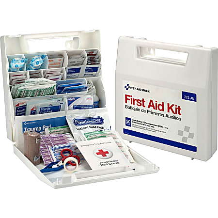First Aid Only 50-person Worksite First Aid Kit - 196 x Piece(s) For 50 x Individual(s) - 11.3 First Aid Only 50-person Worksite First Aid Kit - 196 x Piece(s) For 50 x Individual(s) - 11.3