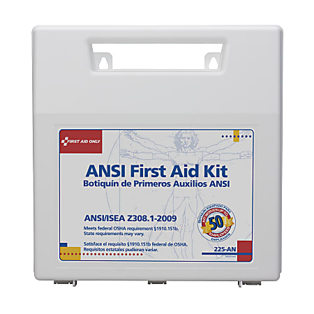 First Aid Only 50-person Worksite First Aid Kit - 196 x Piece(s) For 50 x Individual(s) - 11.3 First Aid Only 50-person Worksite First Aid Kit - 196 x Piece(s) For 50 x Individual(s) - 11.3