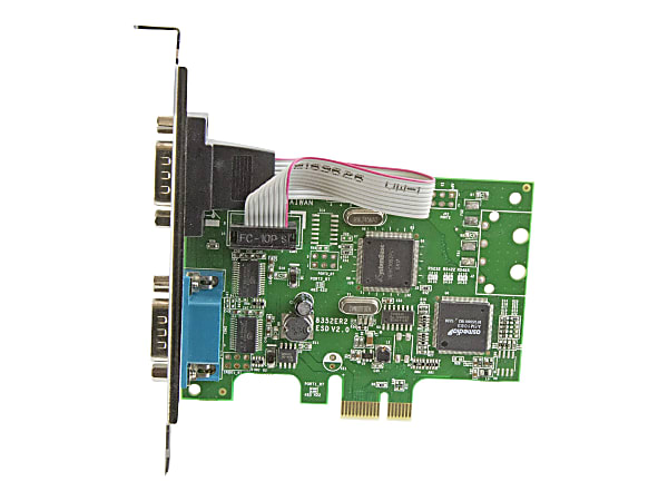 Line StarTech.com PCI Express Serial Card - 2 port - Dual Channel 16C1050 UART - Serial Port PCIe Card - Serial Expansion Card