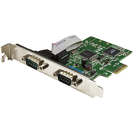 Line StarTech.com PCI Express Serial Card - 2 port - Dual Channel 16C1050 UART - Serial Port PCIe Card - Serial Expansion Card
