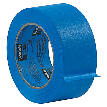 3M™ 2080 Masking Tape, 3" Core, 1" x 180', Blue, Case Of 12