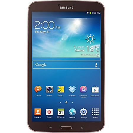 Samsung Galaxy Tab 3 SM-T310 16 GB Tablet - 8" - Wireless LAN - Samsung Exynos 4212 1.50 GHz - Golden Brown
