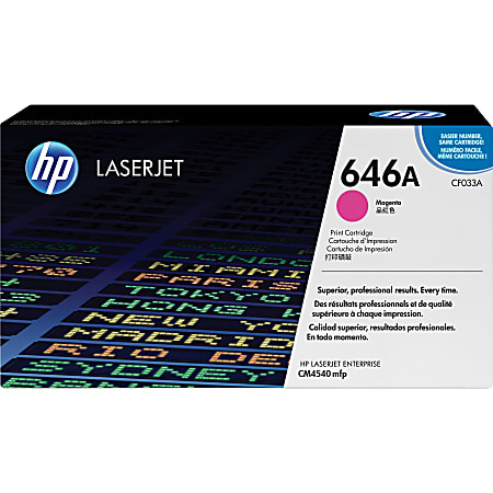 HP 646A Magenta Toner Cartridge, CF033A