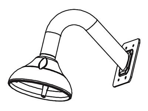 Bosch VDA-WMT-DOME Mounting Bracket for Surveillance Camera - White - 25 lb Load Capacity