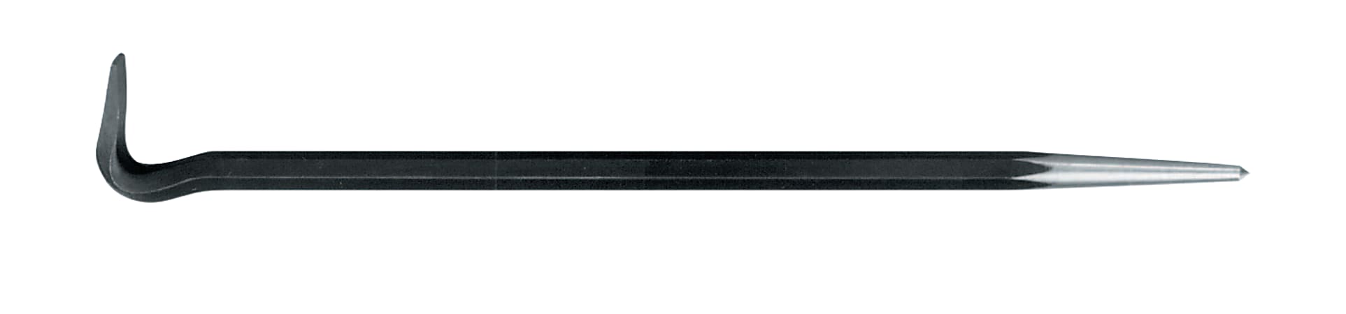 Mayhew Tools Rolling Head Pry Bars, 1/2 Hex, 5/8 90 Chisel; Straight Tapered Tip, 16