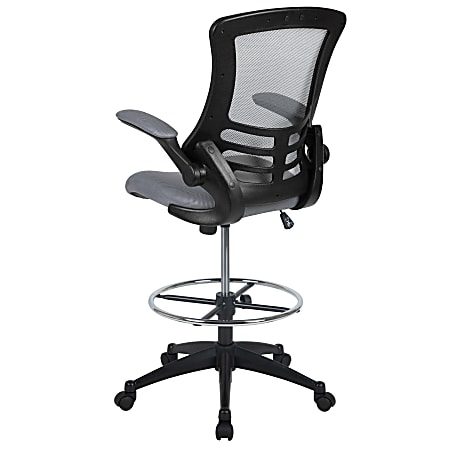 Flash Furniture Mid Back Mesh Ergonomic Drafting Chair with