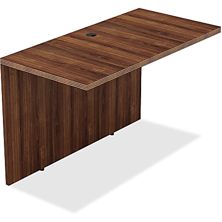 Lorell® Chateau Series Bridge, 48"W, Walnut