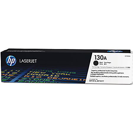 HP 130A Black Toner Cartridge, CF350A