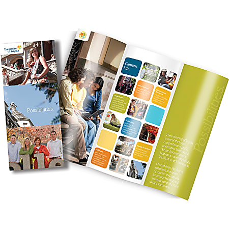 Full-Color Tri-Fold Brochures, 8-1/2" x 11", Pack Of 25