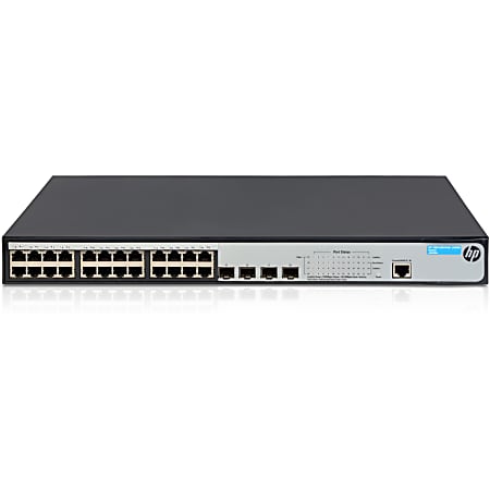 HPE 1920-24G-PoE+ (180W) Switch - 24 Ports - Manageable - 3 Layer Supported - 1U High - Rack-mountable - Lifetime Limited Warranty