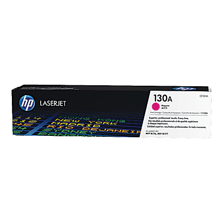 HP 130A Magenta Toner Cartridge, CF353A