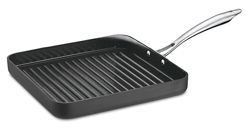 Cuisinart GreenGourmet Nonstick Hard Anodized Grill Pan, 11”, Gray, Total Qty 1