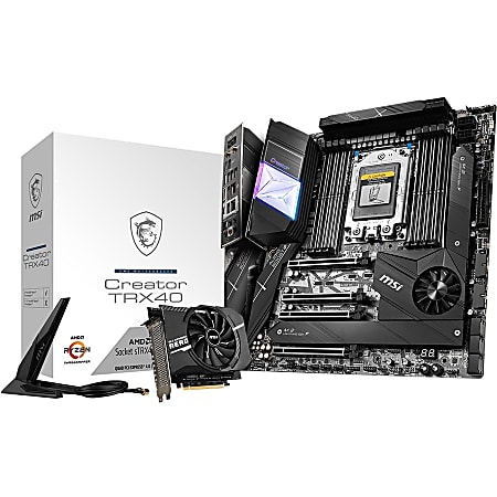 MSI Creator TRX40 Desktop Motherboard AMD Chipset Socket sTRX4