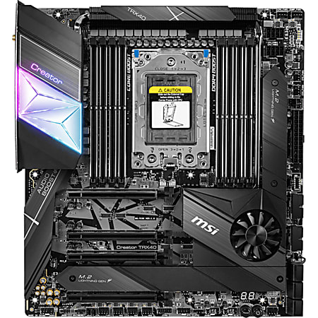MSI Creator TRX40 Desktop Motherboard AMD Chipset Socket sTRX4