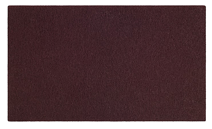 Scotch-Brite™ Surface Preparation Pads, 28” x 14”, Maroon, Pack Of 10 Pads