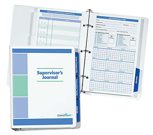 ComplyRight 2014 Supervisors Journal 7 x 9 White - Office Depot