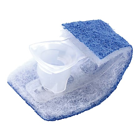 Scotch-Brite Disposable Toilet Scrubber - 4 / Carton - White, Blue Scotch-Brite Disposable Toilet Scrubber - 4 / Carton - White, Blue