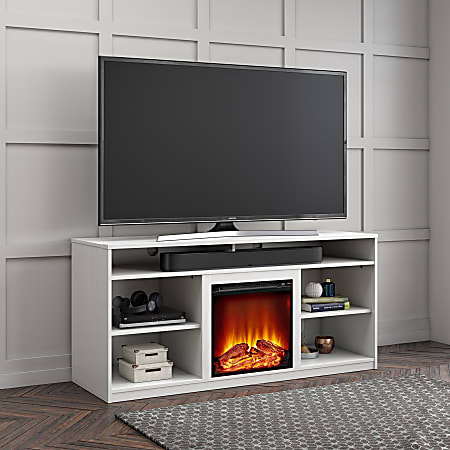 Ameriwood white sales tv stand