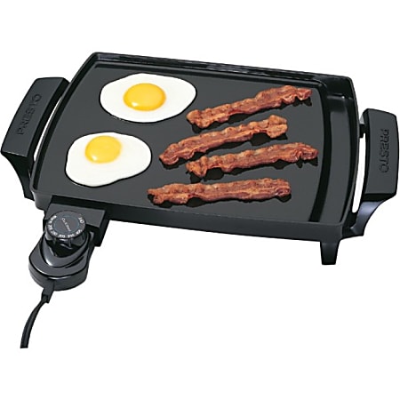 Brentwood Non Stick Electric Griddle Black - Office Depot