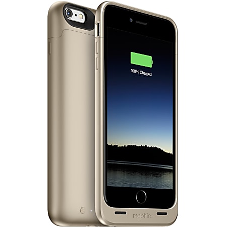 Mophie juice pack Made for iPhone 6s Plus/6 Plus - For Apple iPhone 6 Plus, iPhone 6s Plus Smartphone - Gold - Rubberized - Impact Resistant, Drop Resistant, Wear Resistant, Tear Resistant