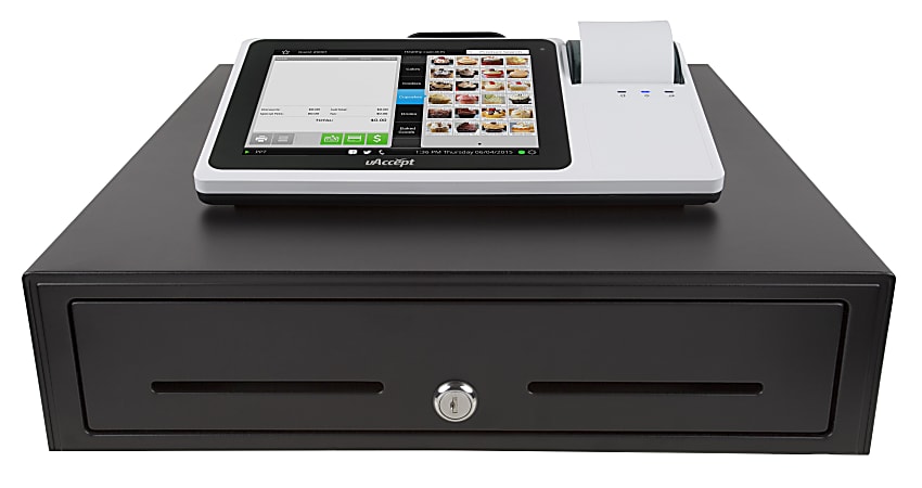 uAccept MB2000 Point Of Sale System White Office Depot