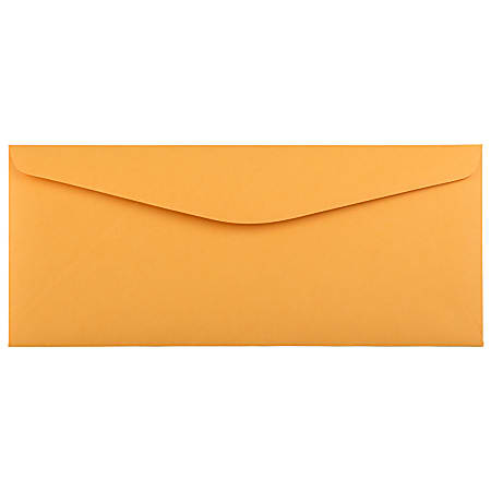 JAM Paper® Booklet Commercial-Flap Envelopes, #11, Gummed Seal, Brown Kraft, Pack Of 500 Envelopes