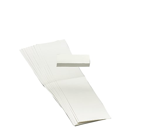 Smead® Blank Hanging File Folder Tab Inserts, 1/5 Cut For 2" Tabs, Box Of 100