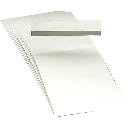 Smead® Blank Hanging File Folder Tab Inserts, 1/3 Cut For 3 1/2