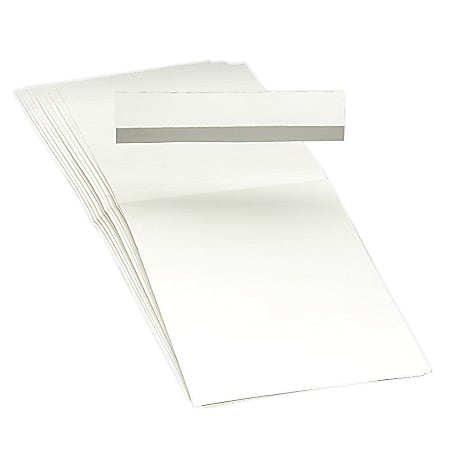 Smead® Blank Hanging File Folder Tab Inserts, 1/3 Cut For 3 1/2