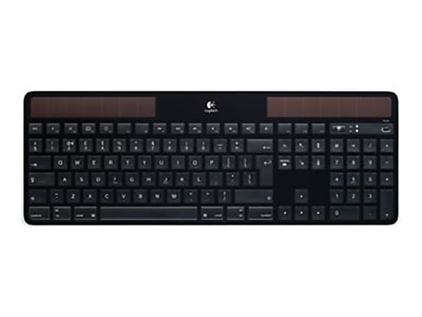 Logitech® K750 Wireless Keyboard, Full Size, Black