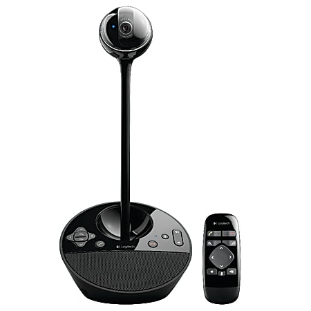 Logitech® Videoconferencing Camera, 3 Megapixel, Black, 1-Pack,