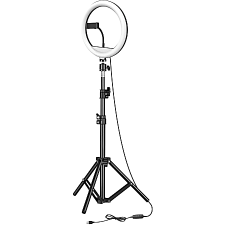 Supersonic Pro Live Steam Selfie Light - Tripod Mount - Black