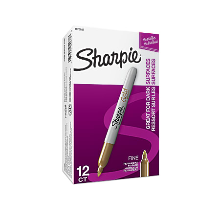 Sharpie® 2029679 Metallic Fine Point Permanent Markers