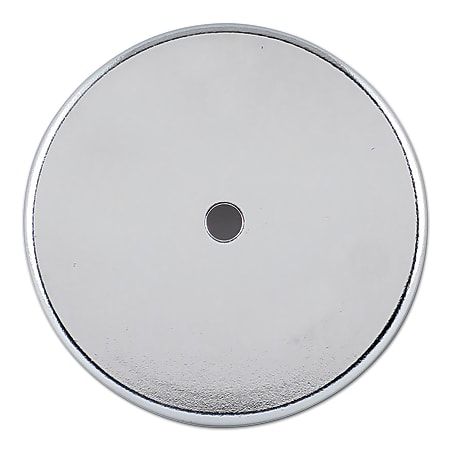 Shallow Pot Ceramic Magnets, 50 lb, 3 1/4 in Dia.
