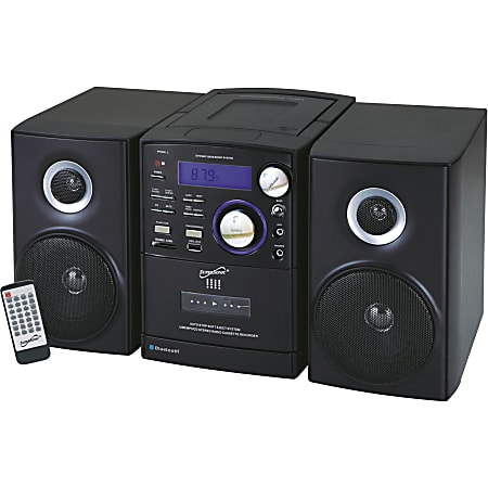 Supersonic SC-807 Micro Hi-Fi System - iPod Supported - CD Player, Cassette Recorder - 1 Disc(s) - 1 Cassette(s) - AM, FM - CD-DA, MP3 - USB - SC807